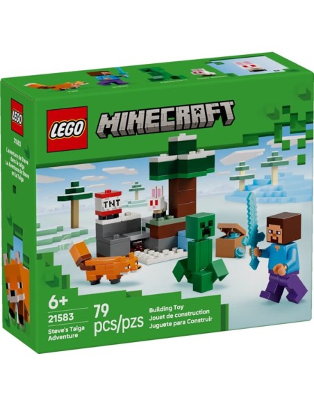 LEGO Minecraft 21583 Steve's Taiga Adventure