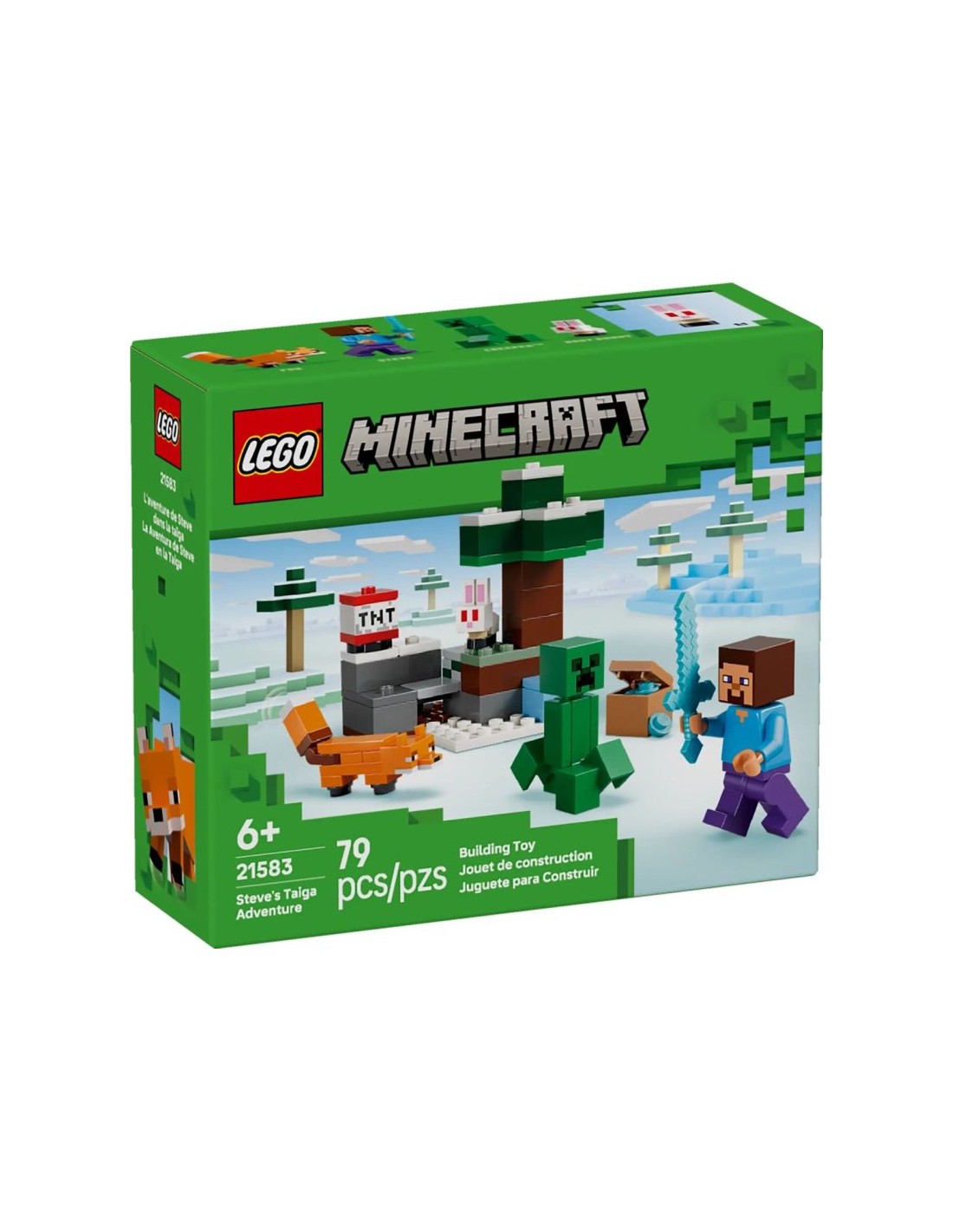 LEGO LEGO Minecraft 21583 Steve's Taiga Adventure