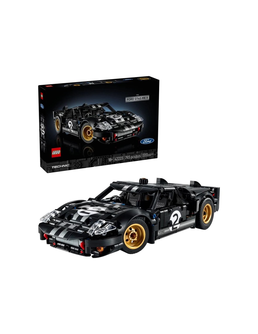 LEGO Technic 42223 1966 Ford GT40 MKII Race Car