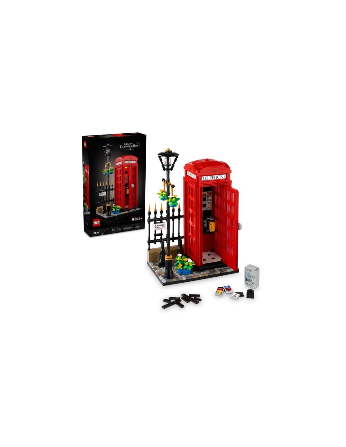 LEGO Lego 21347 Ideas Red London Telephone Booth