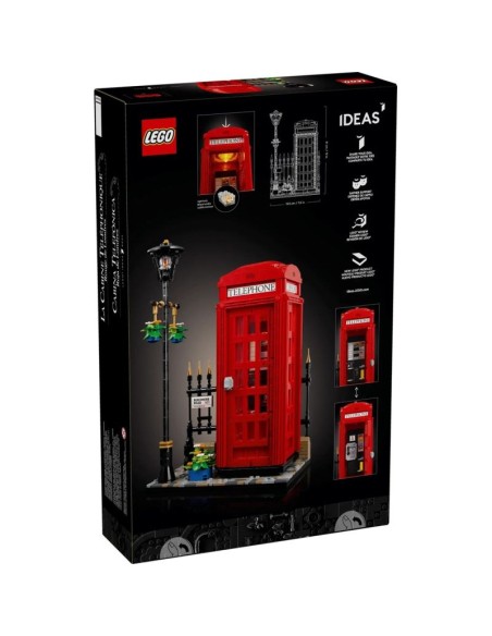 Lego 21347 Ideas Red London Telephone Booth