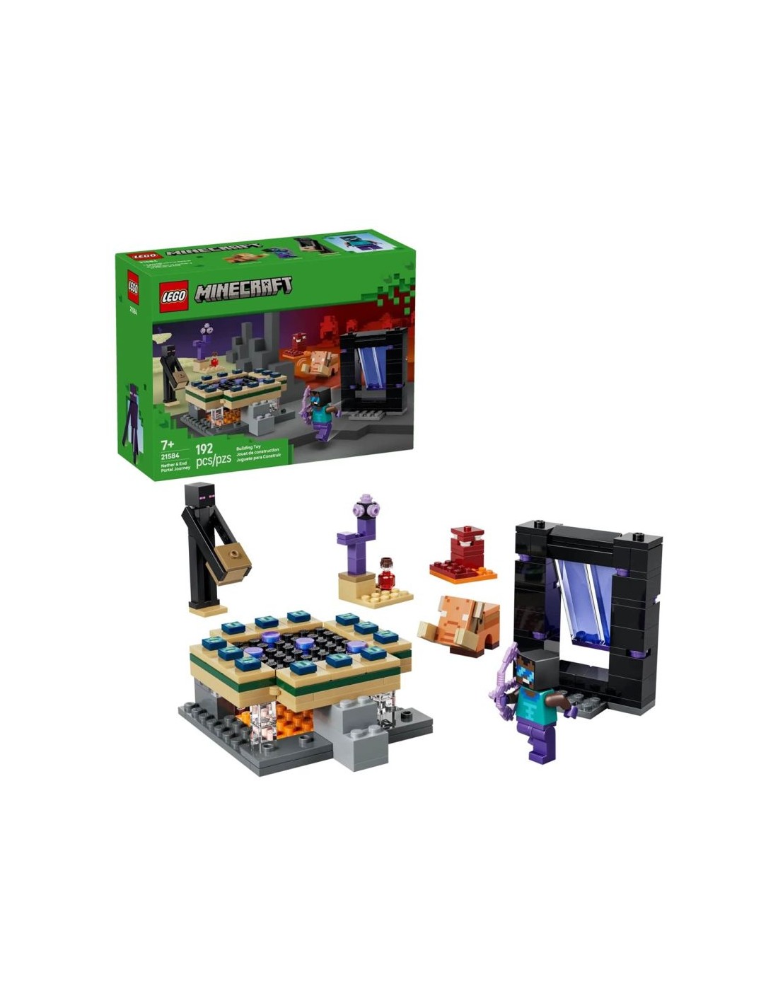 LEGO Minecraft 21584 Journey Through the Nether and End Portal
