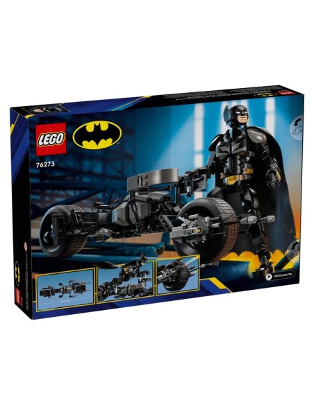 LEGO Super Heroes 76273 Buildable Batman Figure and Batcycle