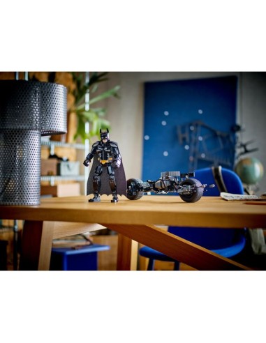 LEGO Super Heroes 76273 Buildable Batman Figure and Batcycle