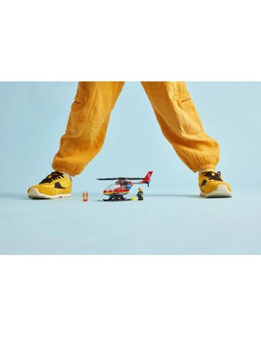 LEGO City 60411 Fire Rescue Helicopter