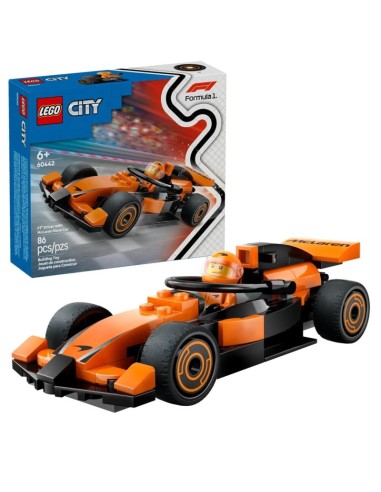 LEGO CITY 60442 F1 McLaren Driver and Racer