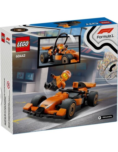 LEGO CITY 60442 F1 McLaren Driver and Racer