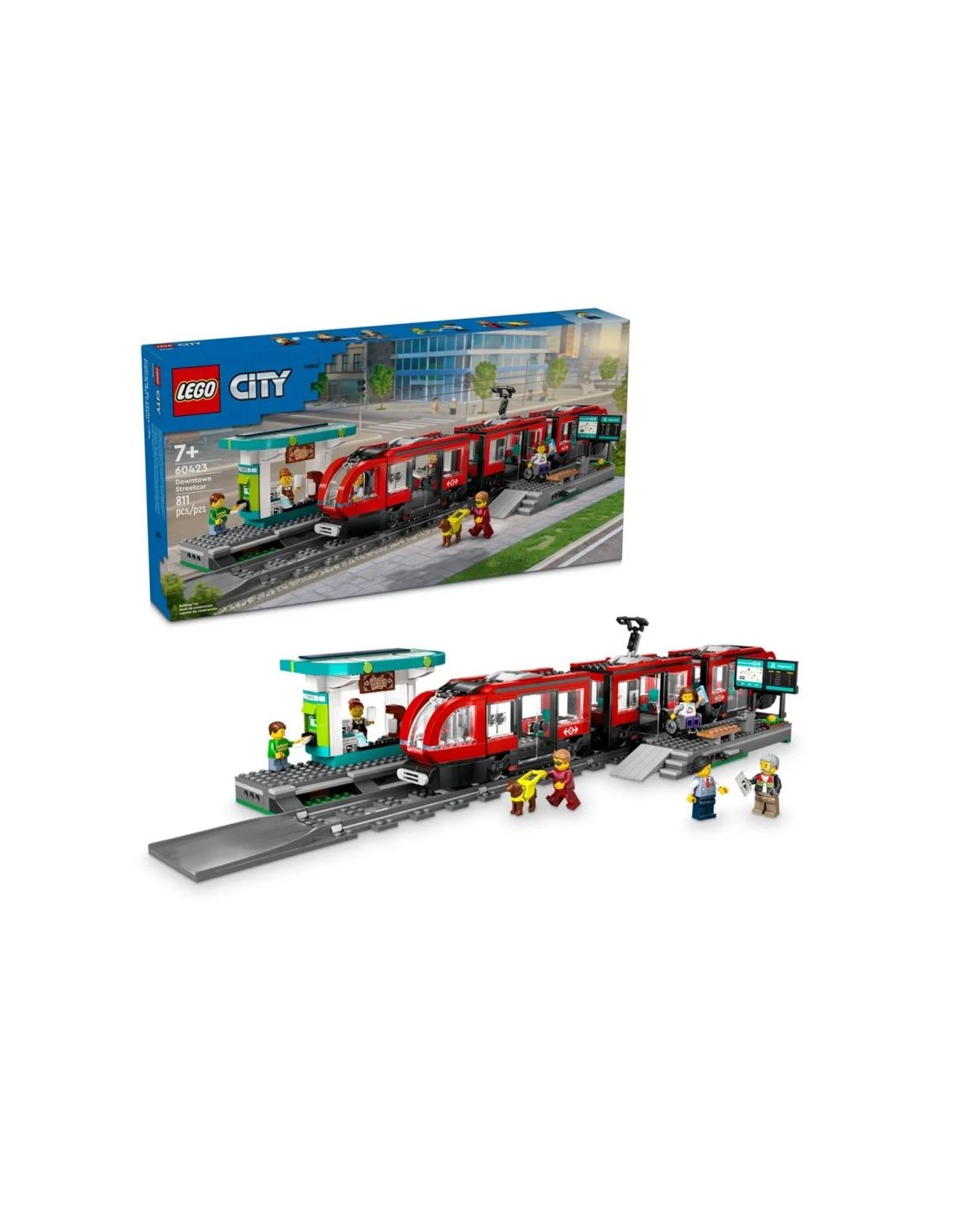 LEGO City 60423 City Tram with Station