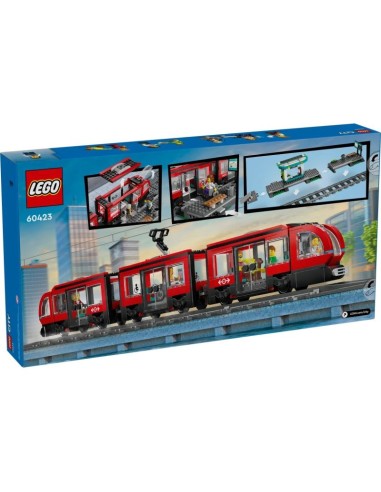 LEGO City 60423 City Tram with Station