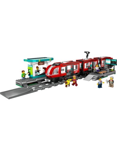 LEGO City 60423 City Tram with Station