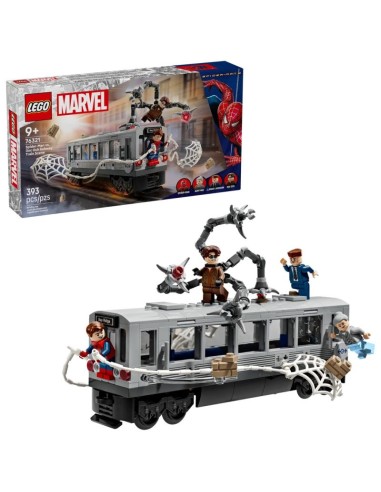 LEGO Marvel 76321 SpiderMan vs Doc Ock Subway Scene