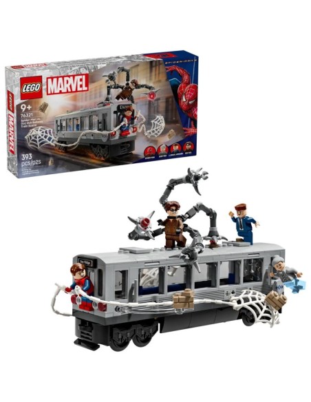 LEGO Marvel 76321 SpiderMan vs Doc Ock Subway Scene