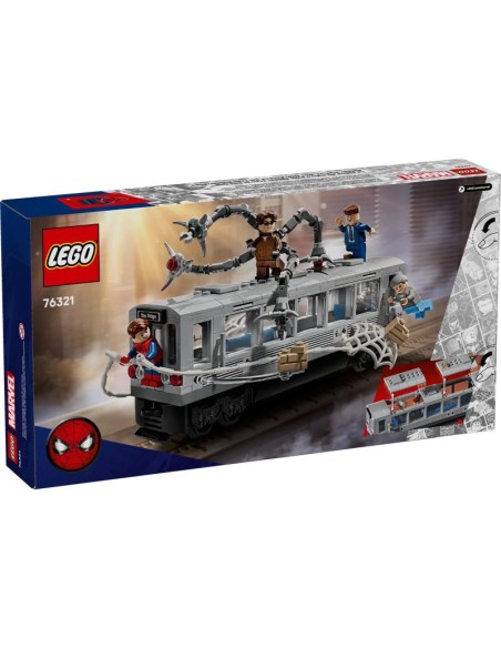 LEGO Marvel 76321 SpiderMan vs Doc Ock Subway Scene