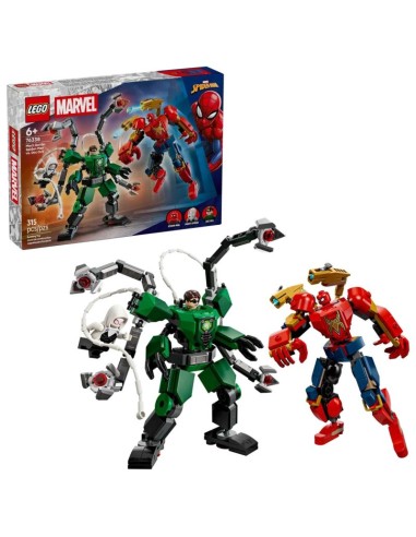 LEGO Marvel Super Heroes 76338 SpiderMan and Doctor Who Mech Battle
