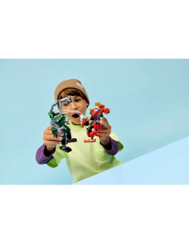 LEGO Marvel Super Heroes 76338 SpiderMan and Doctor Who Mech Battle