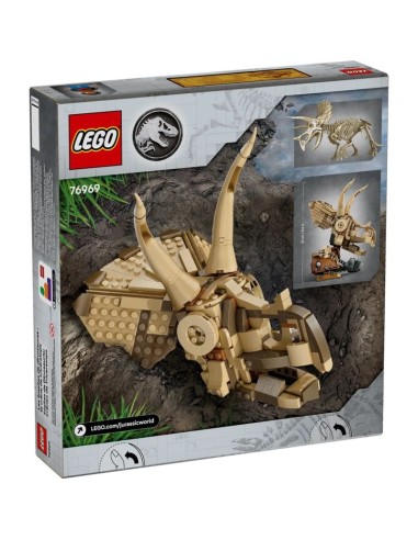 LEGO JURASSIC WORLD 76969 Dinosaur Skeletons Triceratops Skull
