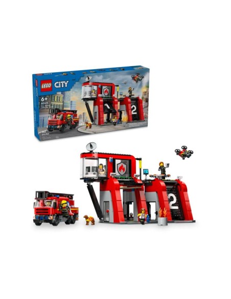 LEGO City 60414 Fire Station with Fire Truck