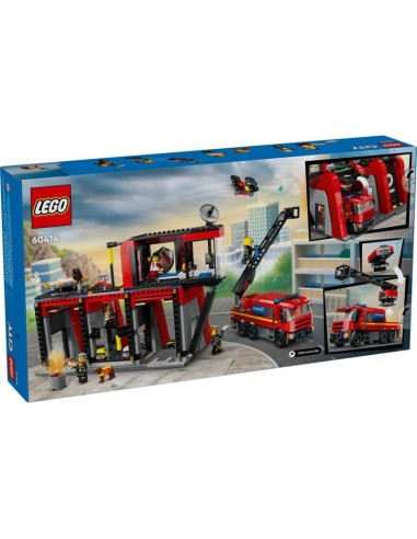 LEGO City 60414 Fire Station with Fire Truck