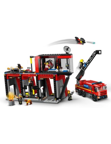 LEGO City 60414 Fire Station with Fire Truck