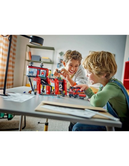 LEGO City 60414 Fire Station with Fire Truck