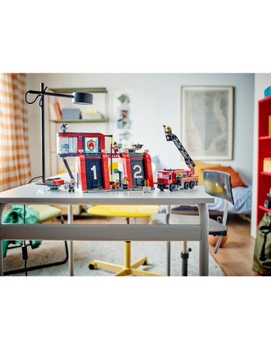 LEGO City 60414 Fire Station with Fire Truck