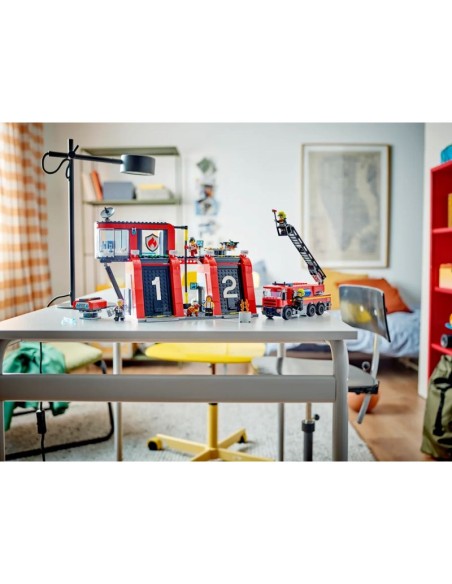 LEGO City 60414 Fire Station with Fire Truck