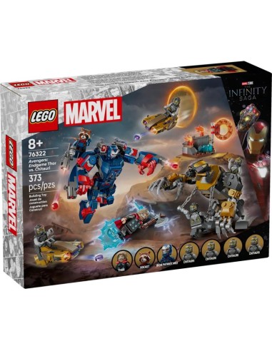 LEGO Marvel Super Heroes 76322 Avengers Endgame Thor vs Chitauri