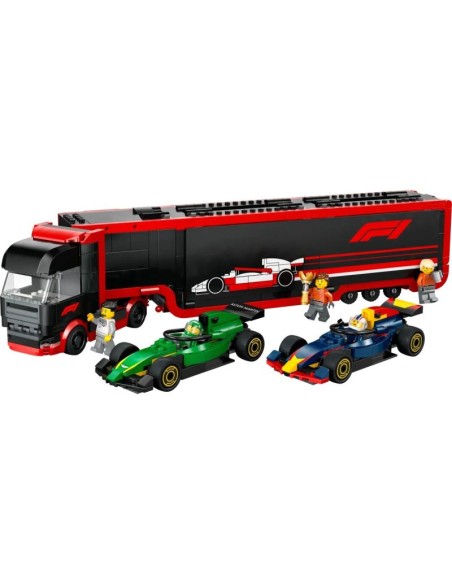 LEGO CITY 60445 F1 Truck with RB20 and AMR24 F1 Cars