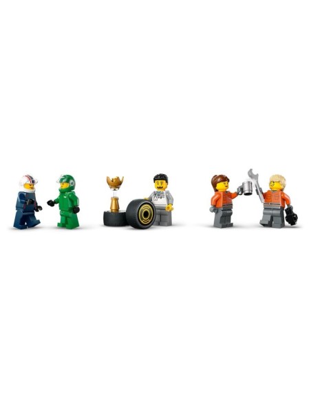 LEGO CITY 60445 F1 Truck with RB20 and AMR24 F1 Cars