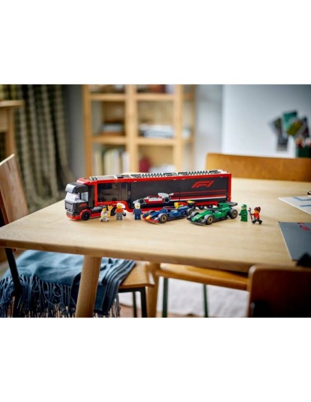 LEGO CITY 60445 F1 Truck with RB20 and AMR24 F1 Cars