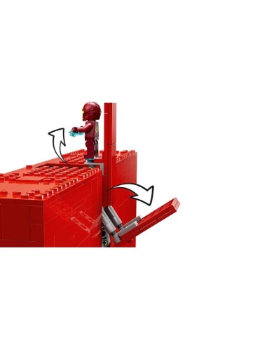 LEGO MARVEL SUPER HEROES 76313 MARVEL logo with minifigures