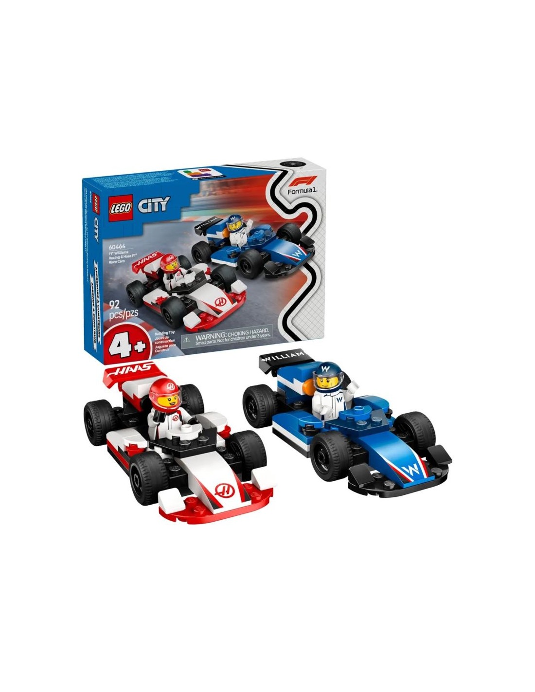 LEGO LEGO CITY 60464 F1 Williams Racing and Haas F1 cars