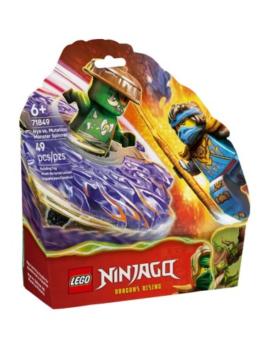 LEGO NINJAGO 71849 Nya vs Elemental Monster Spinner Battle