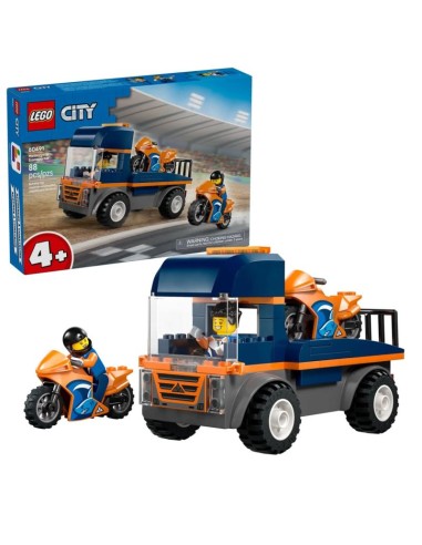 LEGO City 60491 Motorcycle Transporter