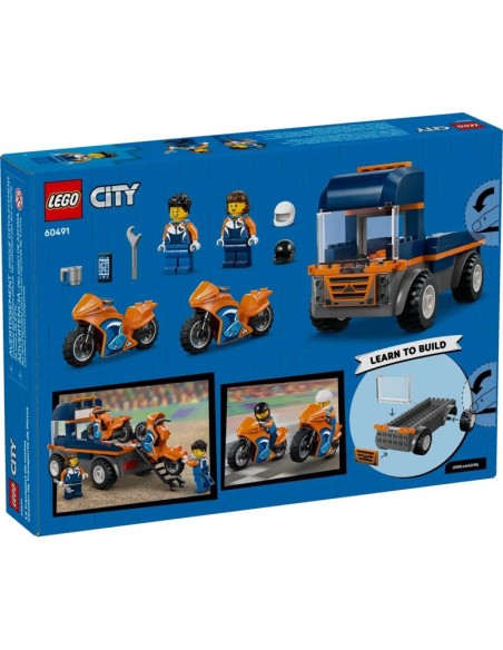 LEGO City 60491 Motorcycle Transporter