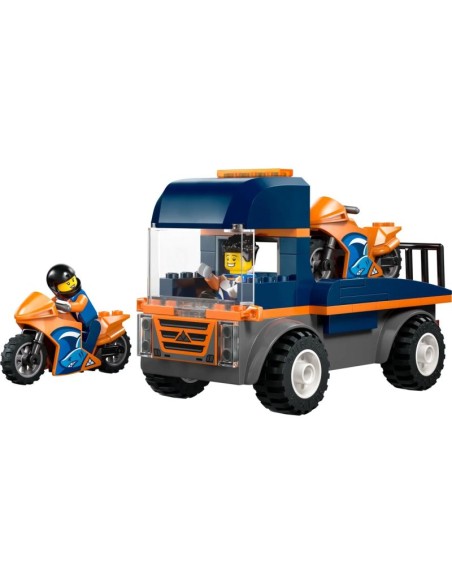LEGO City 60491 Motorcycle Transporter
