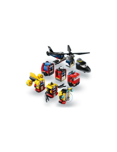 LEGO CITY 60462 Helicopter Fire Truck and Submarine Set