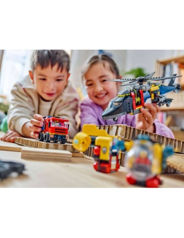 LEGO CITY 60462 Helicopter Fire Truck and Submarine Set