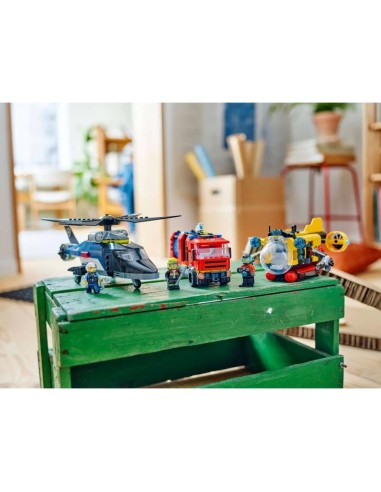 LEGO CITY 60462 Helicopter Fire Truck and Submarine Set
