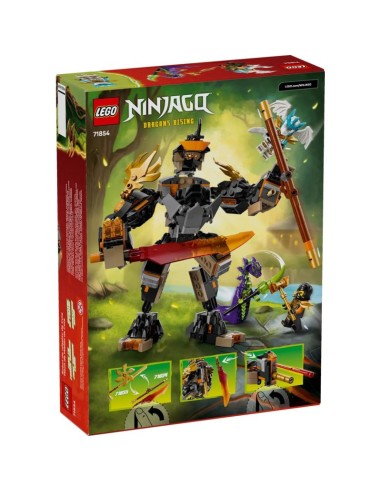 LEGO NINJAGO 71854 Cole's Mission Mech and Dragon Zane