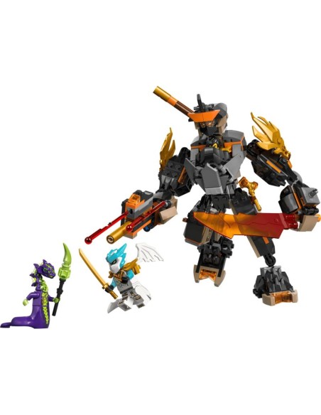 LEGO NINJAGO 71854 Cole's Mission Mech and Dragon Zane