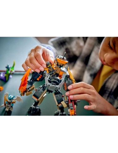 LEGO NINJAGO 71854 Cole's Mission Mech and Dragon Zane