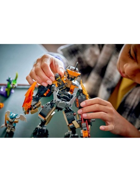 LEGO NINJAGO 71854 Cole's Mission Mech and Dragon Zane