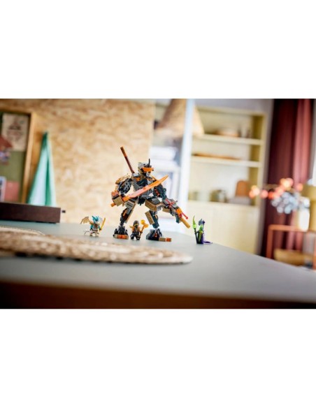 LEGO NINJAGO 71854 Cole's Mission Mech and Dragon Zane