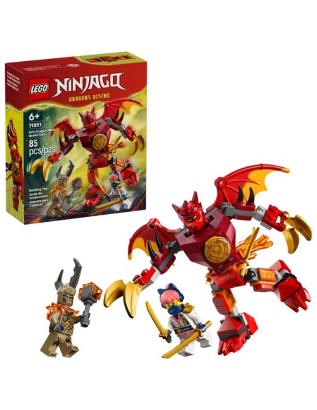 LEGO NINJAGO 71851 Kai's Dragon Mech Battle Pack