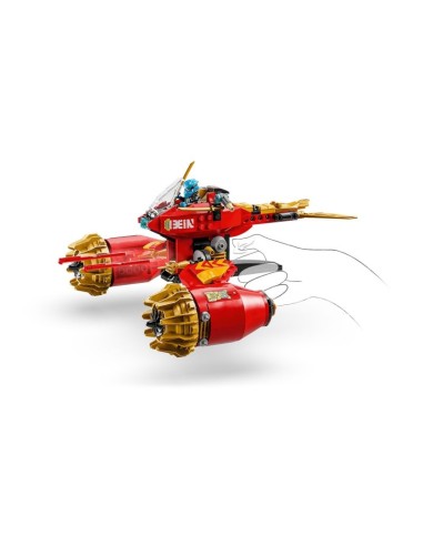 LEGO NINJAGO 71830 Kai's Storm Rider Mech