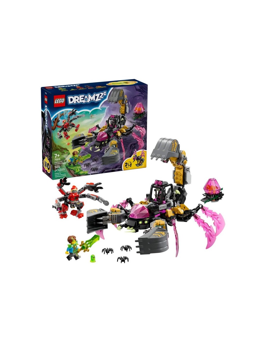 LEGO DREAMZzz 71513 Nightmare Scorpion Digger