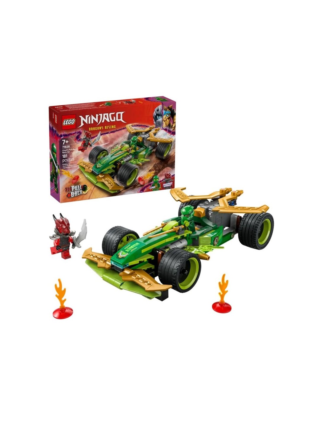 LEGO LEGO NINJAGO 71828 Lloyd's PullBack Race Car