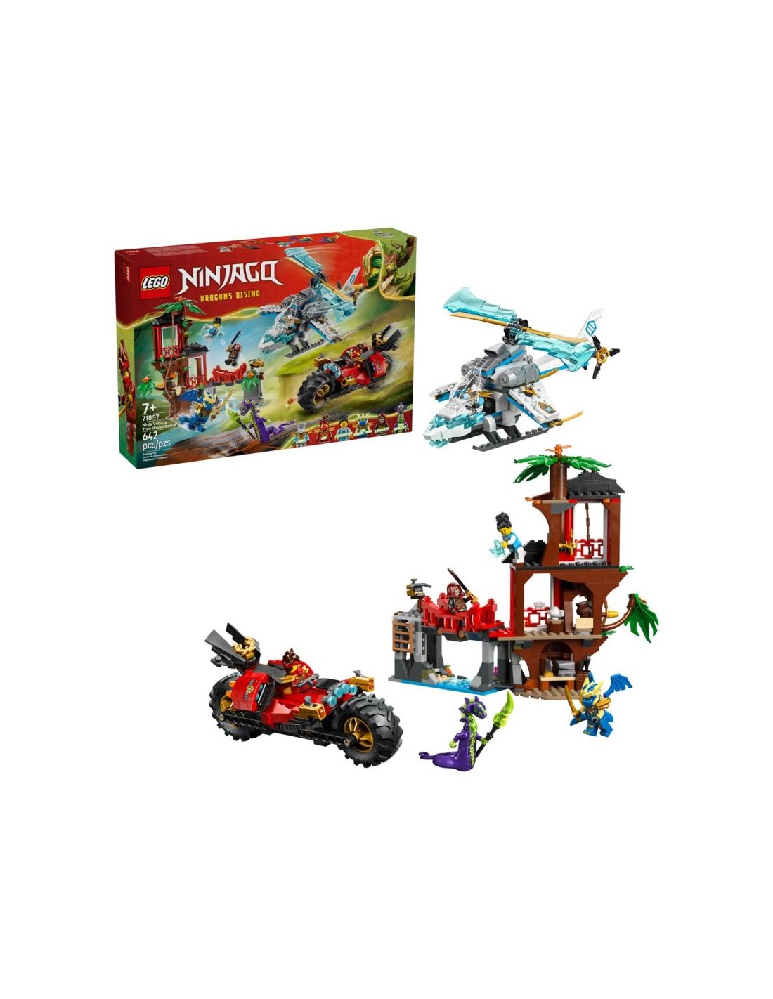 LEGO NINJAGO 71857 Ninja Vehicle Battle at the Tree House