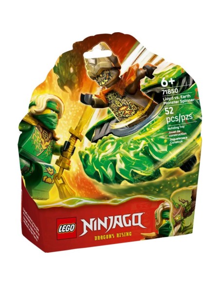 LEGO NINJAGO 71850 Lloyd vs Elemental Monster Spinner Battle
